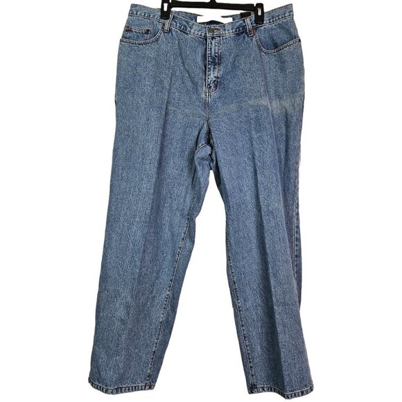 NWT Venezia Lane Bryant Easy Fit 100% Cotton Straight Leg Mom Jean 20 Avg - Picture 1 of 9